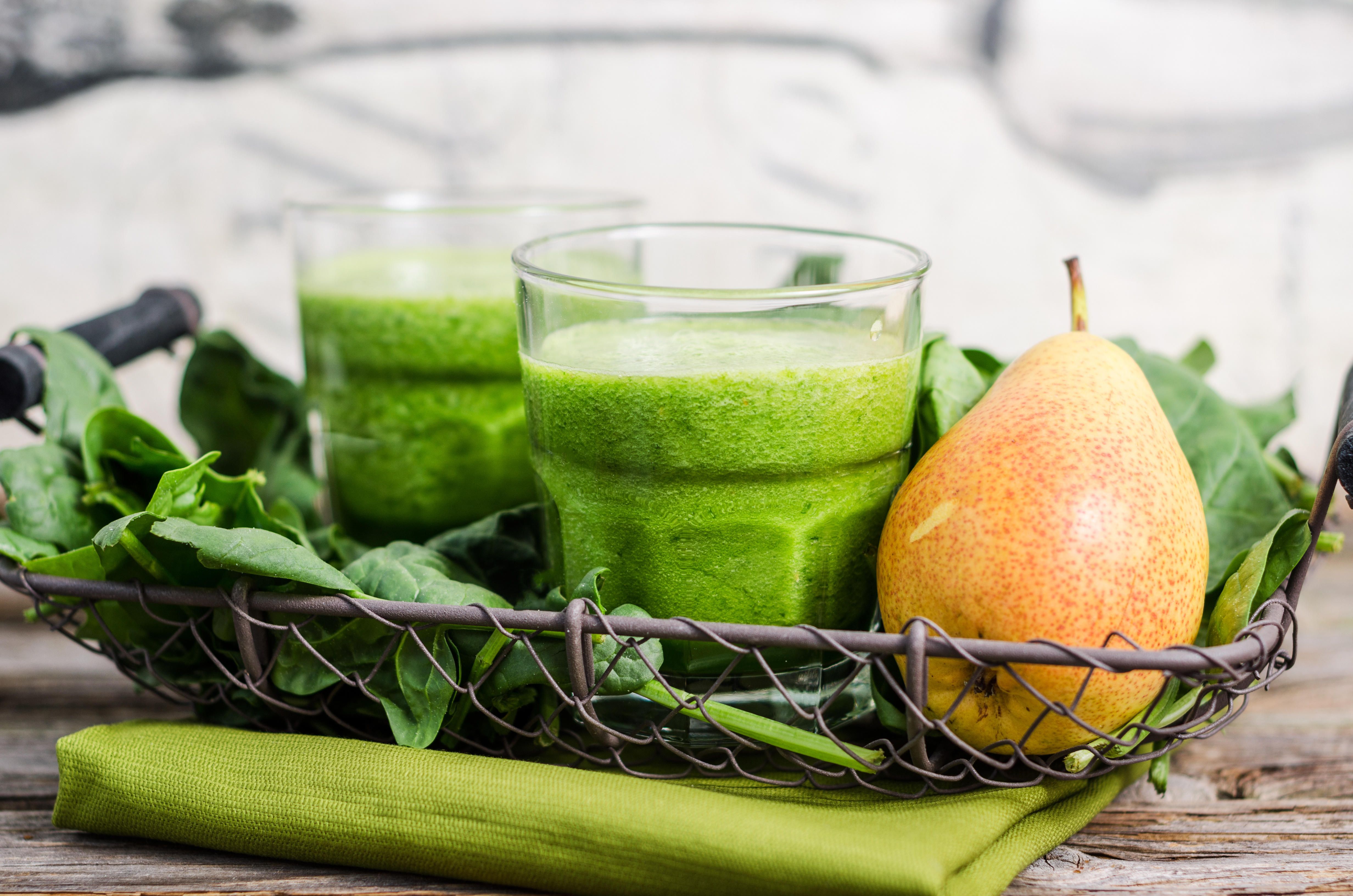 Smoothie poire épinards Smoothie poire épinards